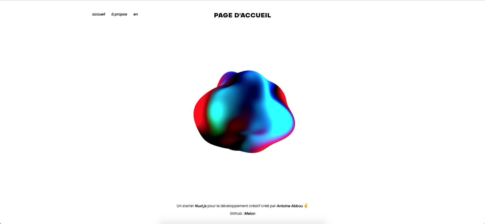 GitHub - antoineabbou/melon: Melon is a Nuxt.js starter for creative ...